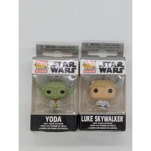 Funko Pocket Pop! Keychain Disney Star Wars YODA  & Luke Skywalker 2020 Edition